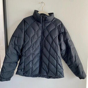 Black Sorel Down Filled Puffer Jacket  Parka Size M